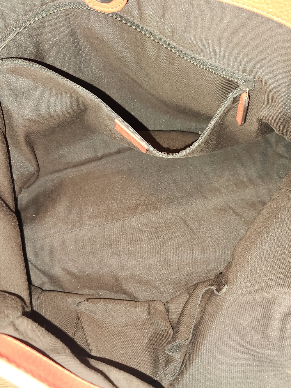 Gucci Red/Orange Leather Tote Bag - Picture 6 of 14